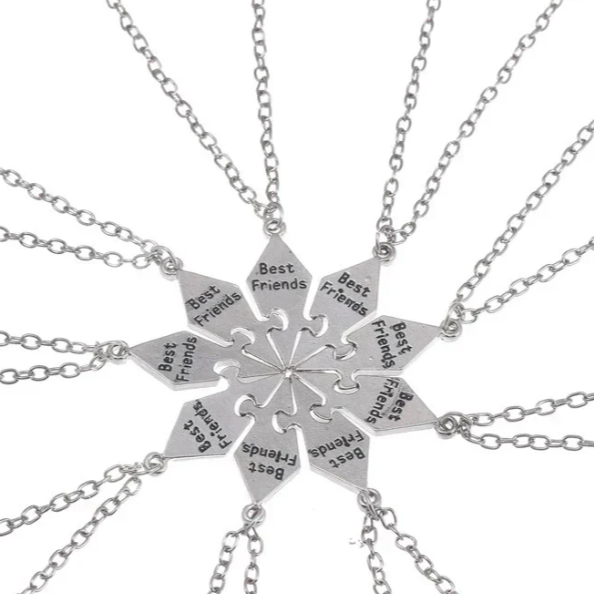 3 to 10 People Friendship Necklace
