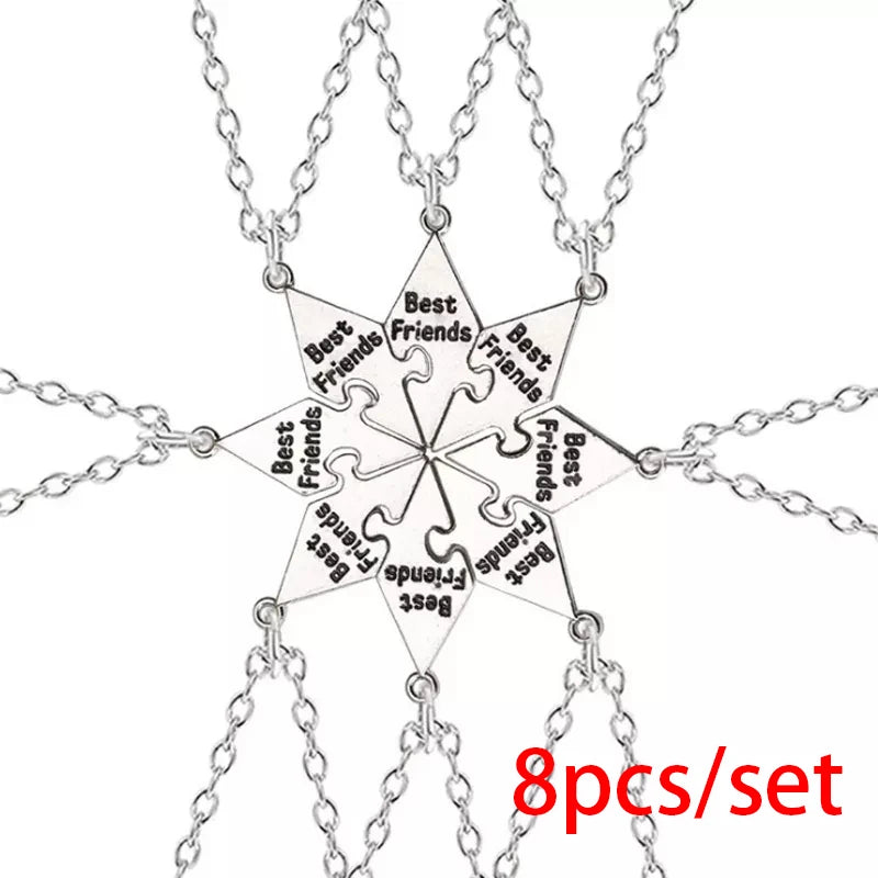 3 to 10 People Friendship Necklace